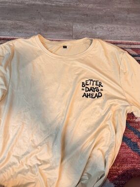 Better Days Ahead Graphic T-Shirt - Cream